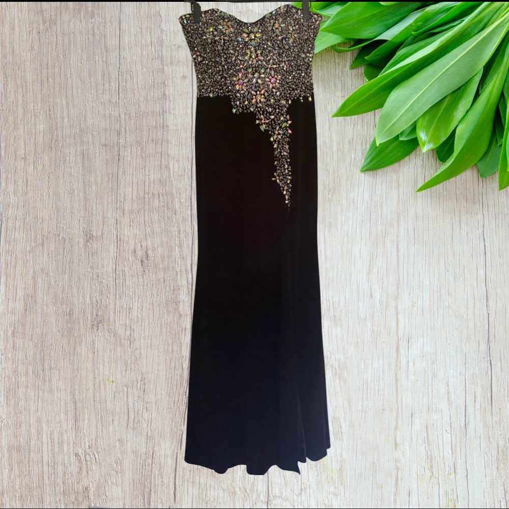 Formal Sparkly Black Dress